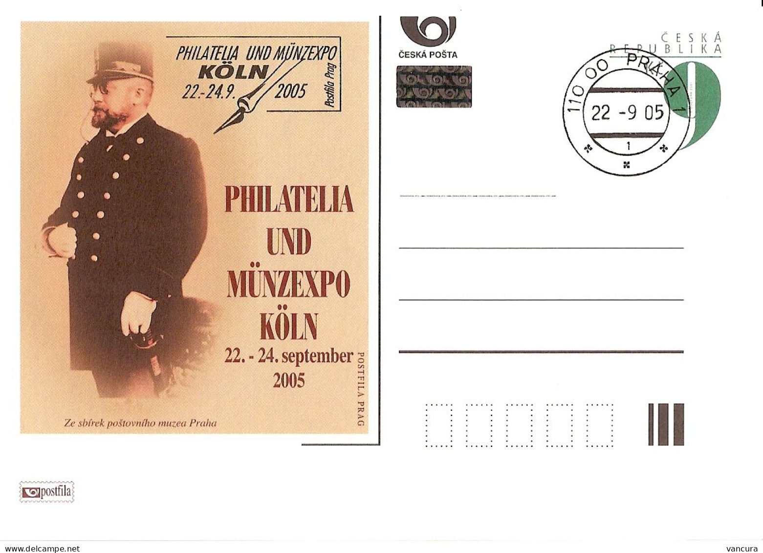 CDV A 123 Czech Republic Köln Philatelia Und Münzexpo 2005 - Cartes Postales