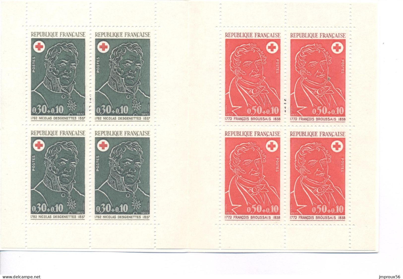 CR2021 Carnet Croix Rouge 1972 - Red Cross