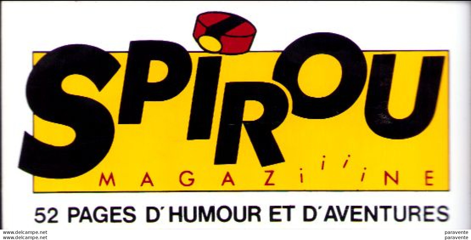 Autocollant SPIROU Magazine - Adesivi