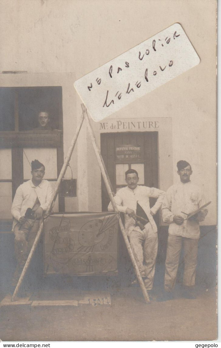 LUNEVILLE - Des Militaires ( Et Peintres ) Du 8ème Dragons De La Classe 1906-07   ( Carte Photo ) - Luneville