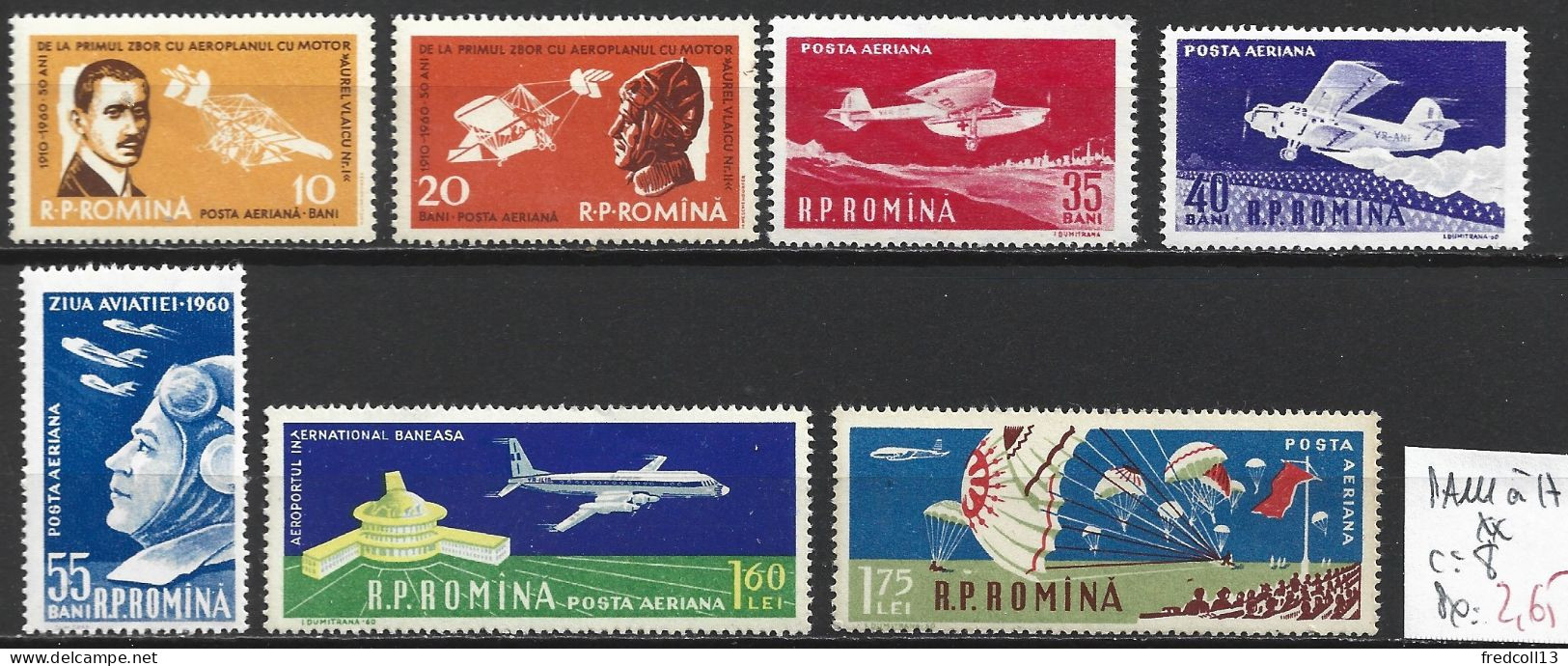 ROUMANIE PA 111 à 117 ** Côte 8 € - Unused Stamps