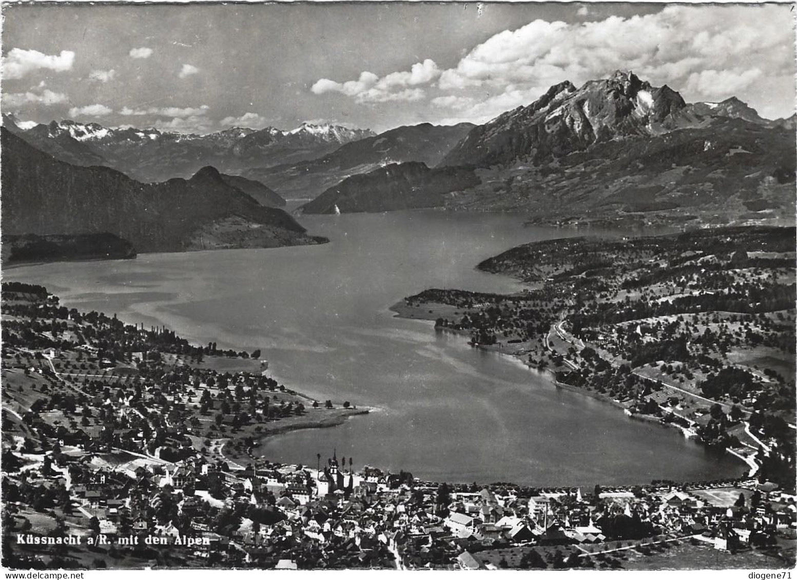 Küssnacht A/R. Mit Den Alpen GF 1955 Selten - Küssnacht