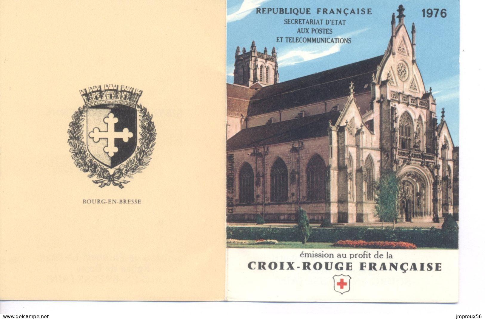 CR2025 Carnet Croix Rouge 1976 - Red Cross