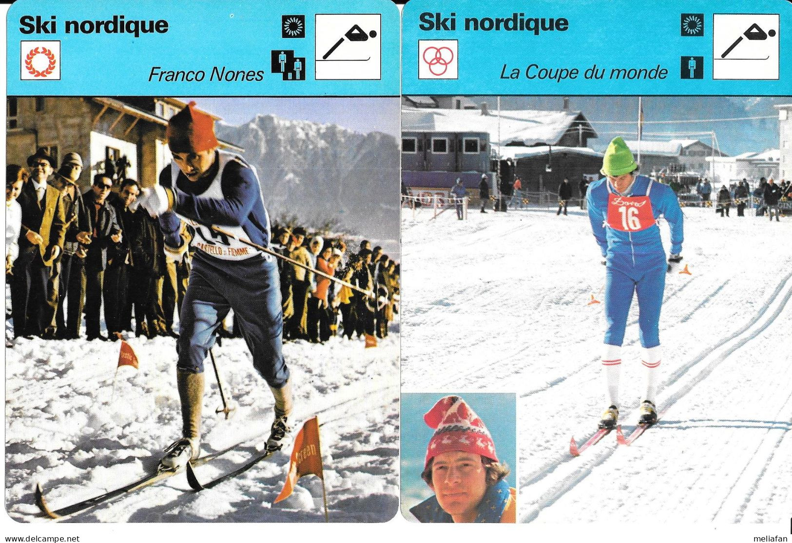 GF1860 - FICHES RENCONTRE - SKI DE FOND - Invierno