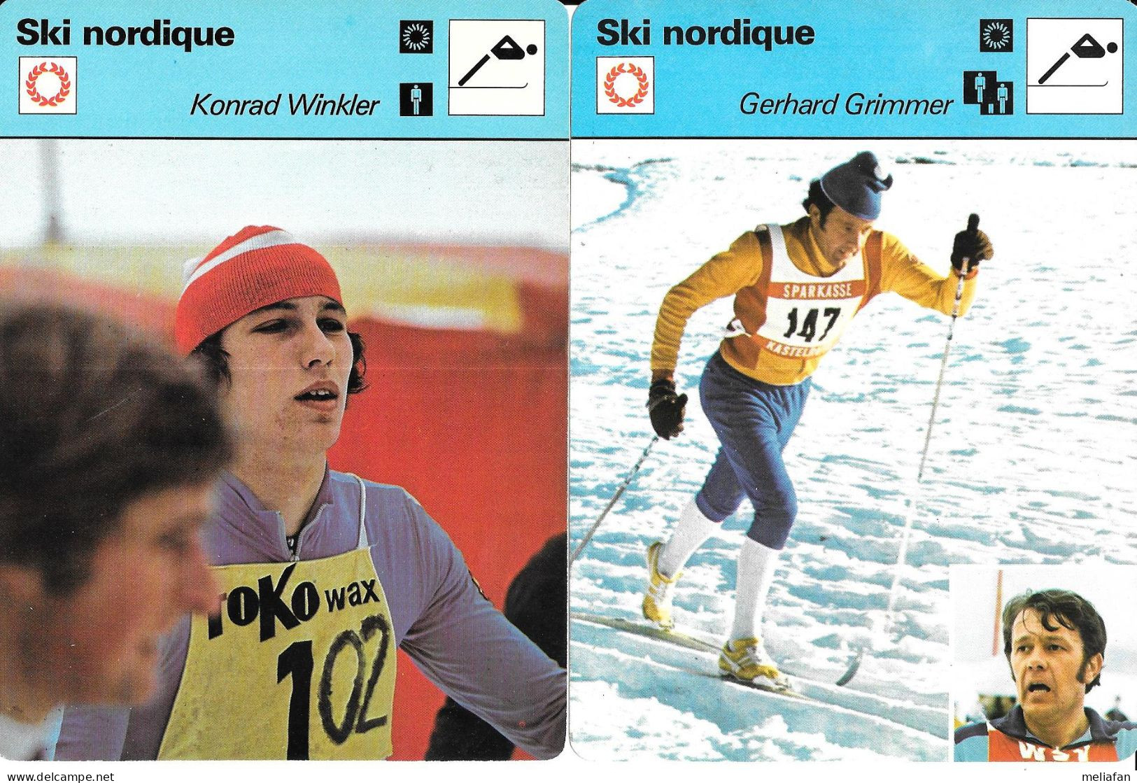 GF1860 - FICHES RENCONTRE - SKI DE FOND - Sports D'hiver