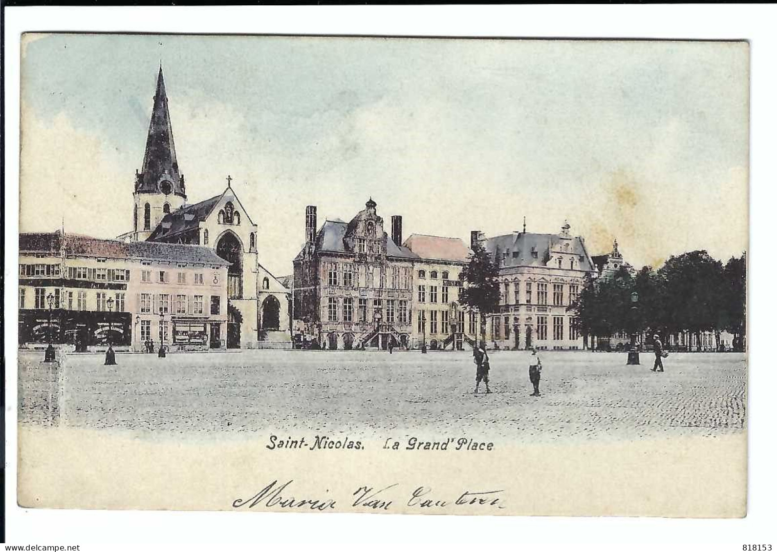Sint-Niklaas  Saint-Nicolas.  La Grand'Place 1903 - Sint-Niklaas