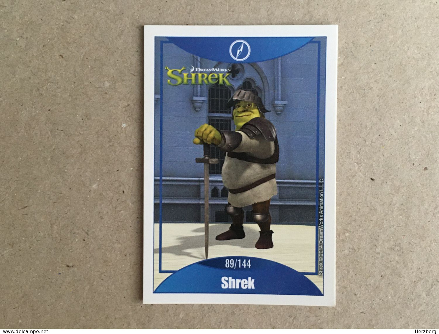 Italia Italy - Shrek - Le Grandi Avventure - Panorama Italy Edition - Dreamworks Pictures 2014 - Collection Trading Card - Otros & Sin Clasificación