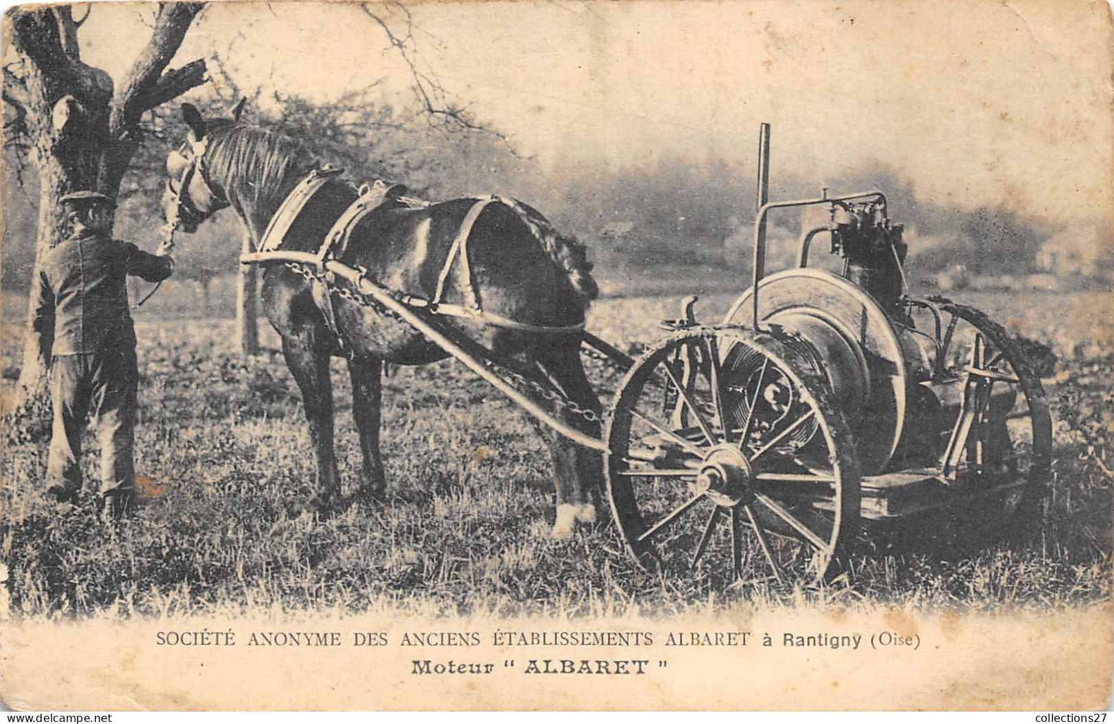 60-RANTIGNY- STE ANONYME DES ETABLISSEMENT ALBARET - MOTEUR ALBARET - Rantigny