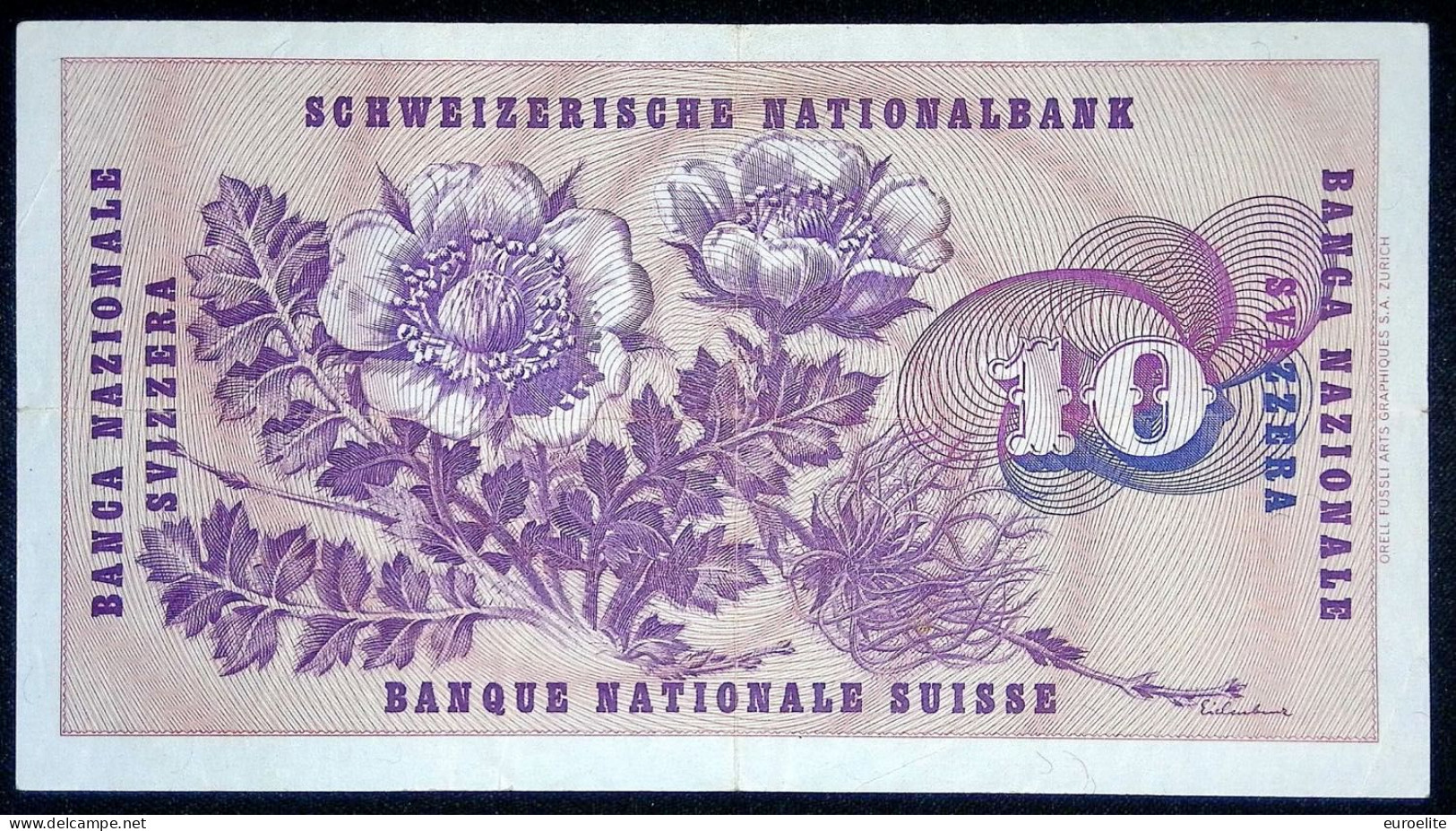 Svizzera - Stato Federale ( 1848-oggi) - 10 Franchi 1969 - Switzerland