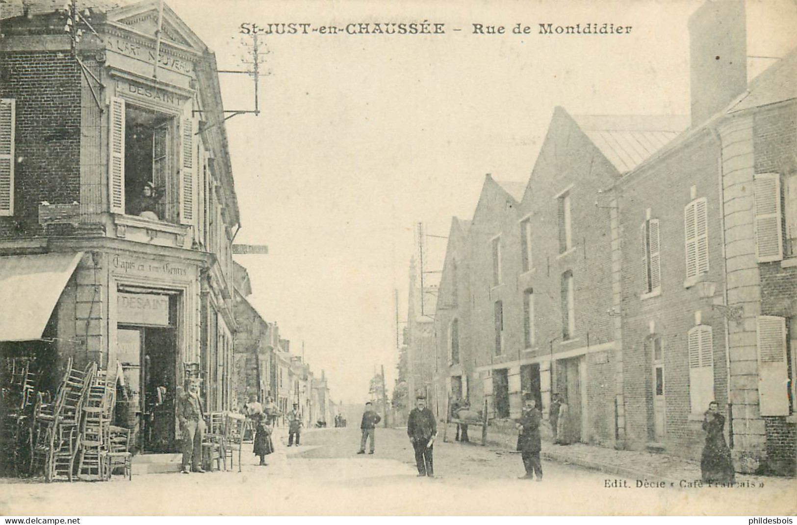 OISE  SAINT JUST EN CHAUSSEE    Route De Montdidier - Saint Just En Chaussee