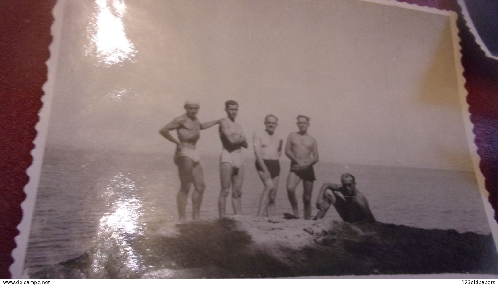 CIRCA 1935 5  Bodybuilder Beefcake Gay Int Interest Nude Male Men Man Homme Bodybuilding Culturisme Musculation Photo - Anonymous Persons