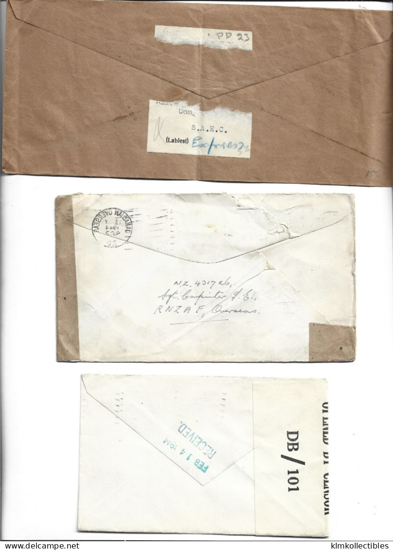 CANADA - POSTAL HISTORY LOT - CENSORED ARMY MILITARY - Otros & Sin Clasificación