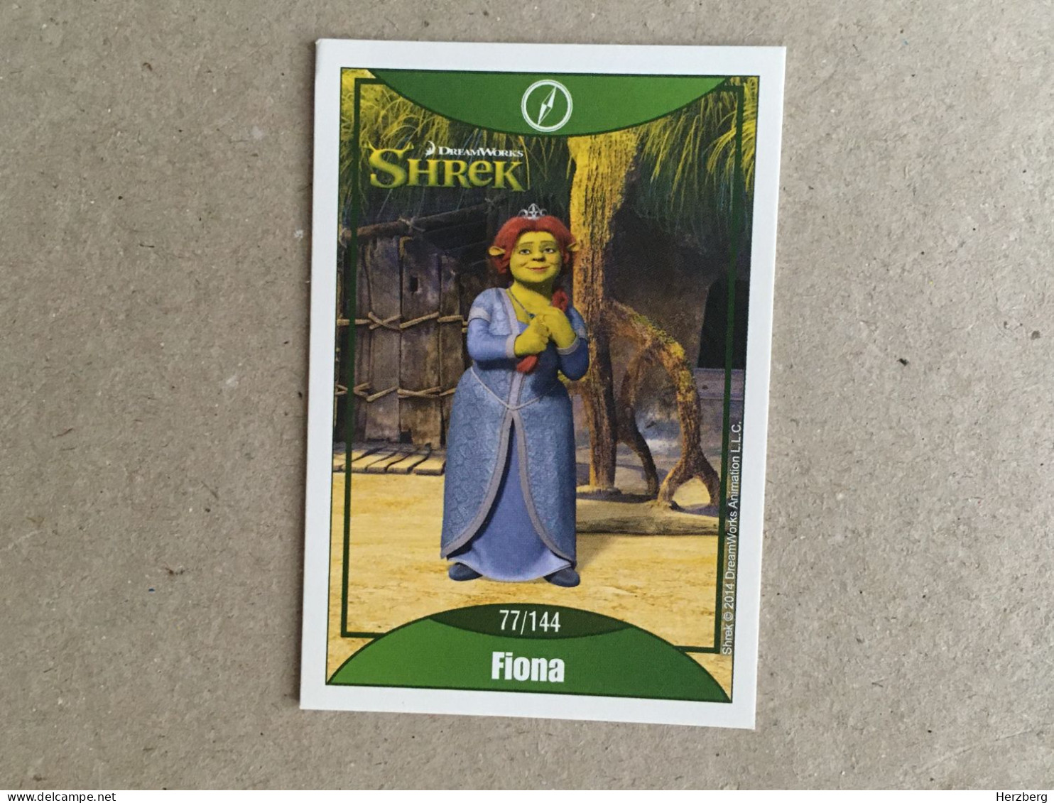 Italia Italy - Shrek - Le Grandi Avventure - Panorama Italy Edition - Dreamworks Pictures 2014 - Collection Trading Card - Otros & Sin Clasificación