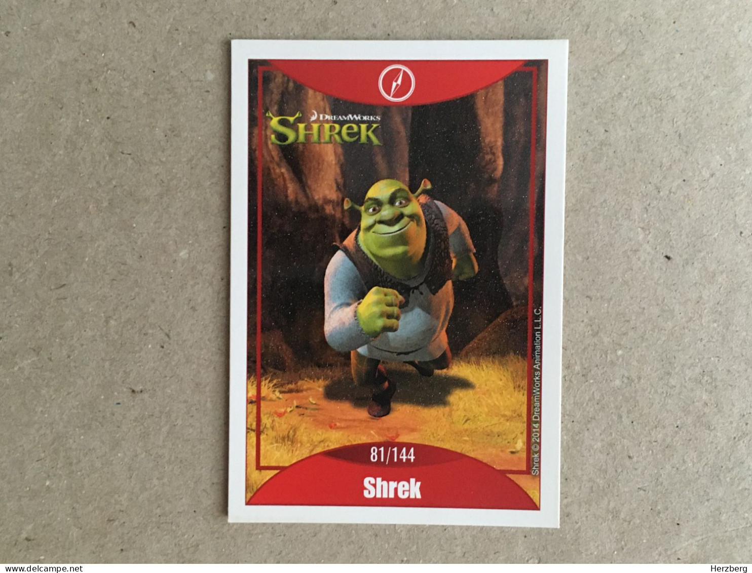 Italia Italy - Shrek - Le Grandi Avventure - Panorama Italy Edition - Dreamworks Pictures 2014 - Collection Trading Card - Andere & Zonder Classificatie