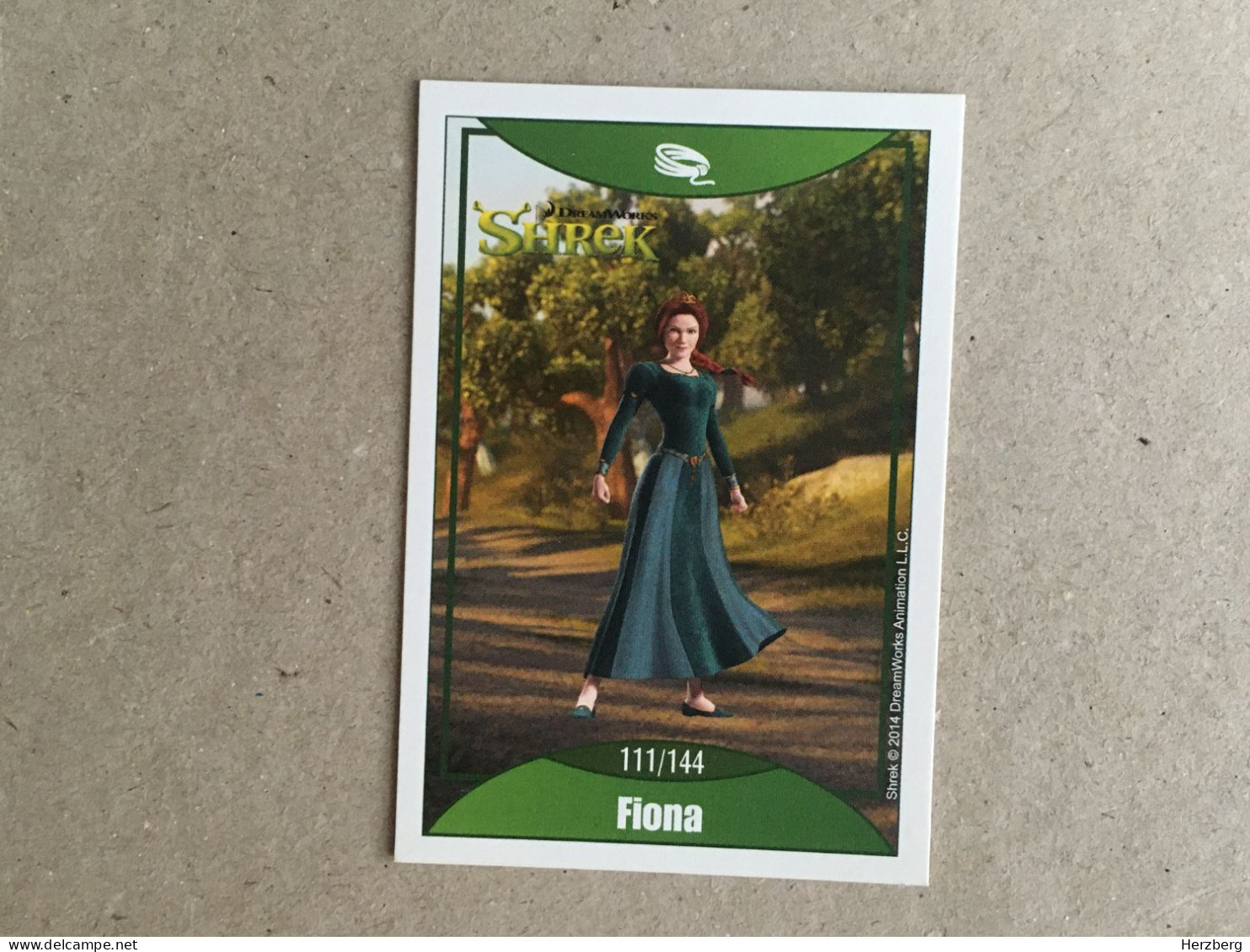 Italia Italy - Shrek - Le Grandi Avventure - Panorama Italy Edition - Dreamworks Pictures 2014 - Collection Trading Card - Other & Unclassified