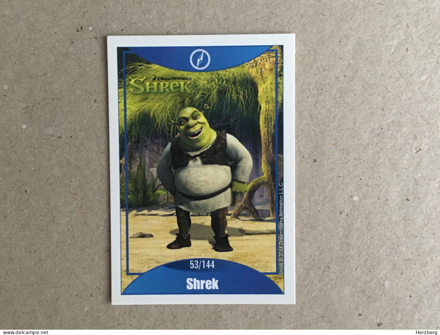 Italia Italy - Shrek - Le Grandi Avventure - Panorama Italy Edition - Dreamworks Pictures 2014 - Collection Trading Card - Otros & Sin Clasificación