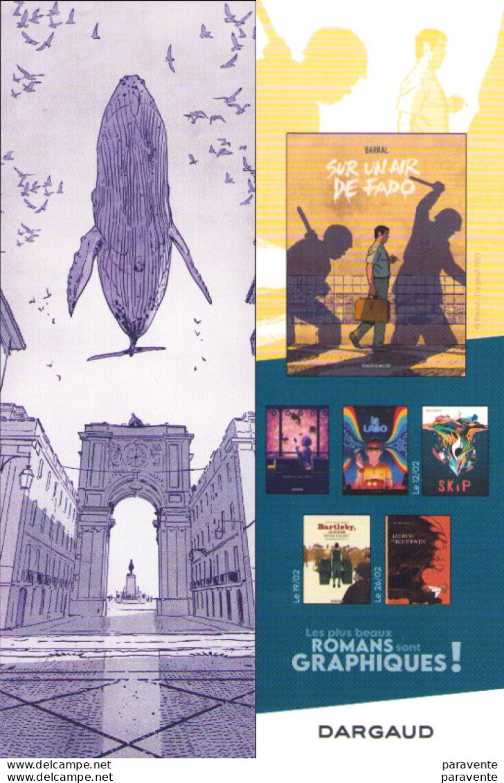 BARRAL : Marque Page Edition Dargaud LA BALEINE - Bookmarks