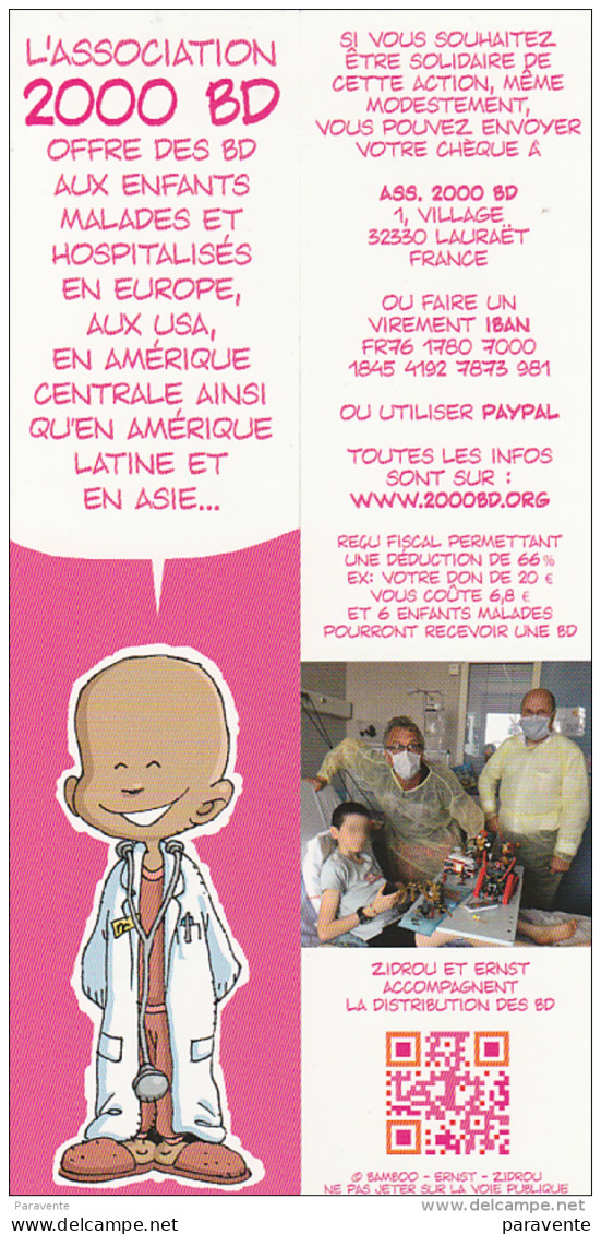 Marque Page Pour ASSOCIATION 2000 BD Illustré Par ERNST - Marcapáginas