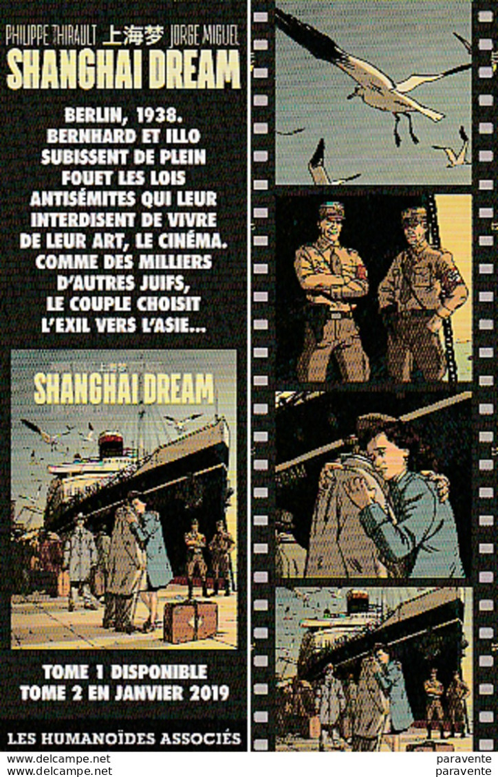 Marque Page Ed HUMANOIDES De MIGUEL Pour SHANGAI DREAM - Segnalibri