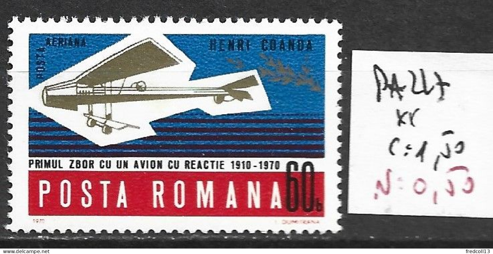 ROUMANIE PA 227 ** Côte 1.50 € - Flugzeuge