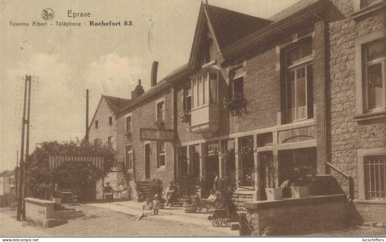 Eprave - Taverne Albert - Animée - 2 Scans - Rochefort