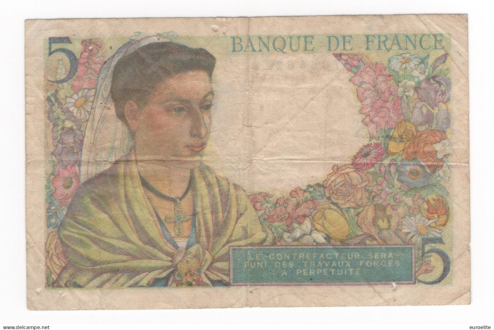Francia - Banca Di Francia - 5 Francs 1947 "Berger" - 5 F 1943-1947 ''Berger''
