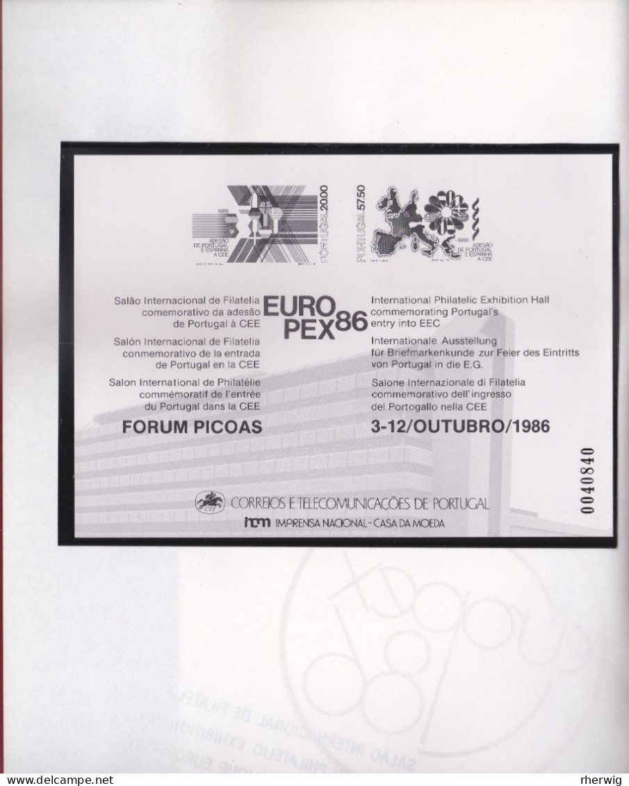 1986 Jahrbuch Der Europamarken - Europex 86 - Andere-Europa