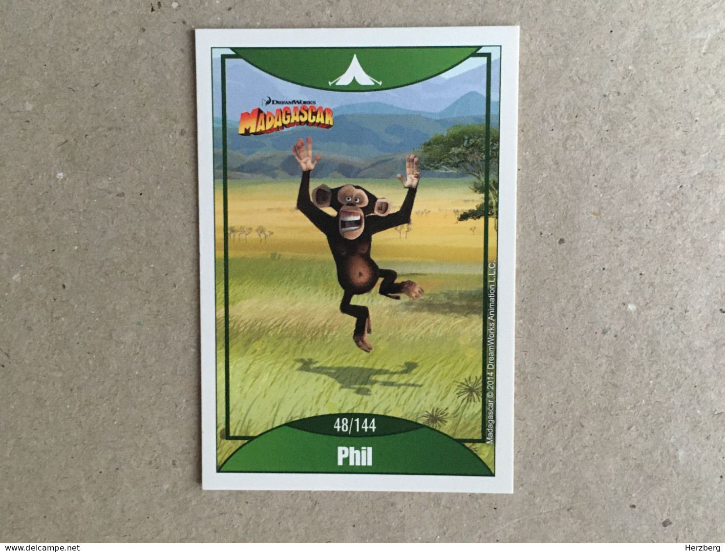 Italia - Madagascar - Le Grandi Avventure - Panorama Italy Edition - Dreamworks Pictures 2014 - Collection Trading Card - Sonstige & Ohne Zuordnung