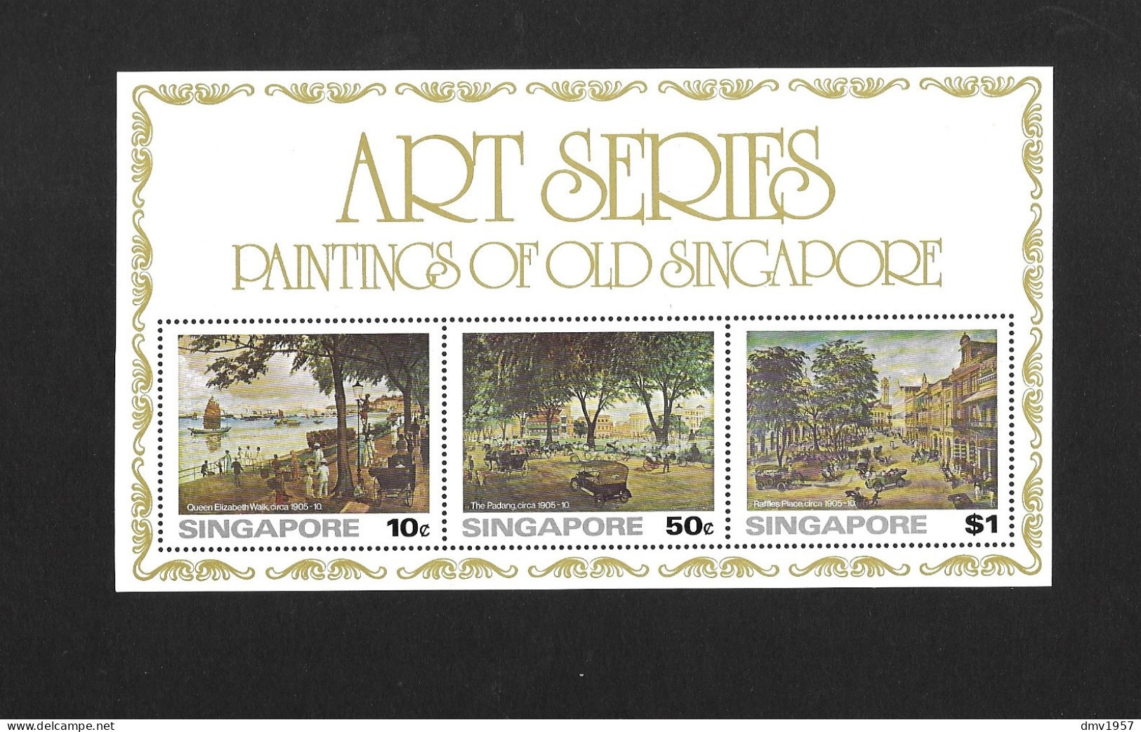 Singapore 1976 MNH Paintings Of Old Singapore MS 282 - Singapour (1959-...)
