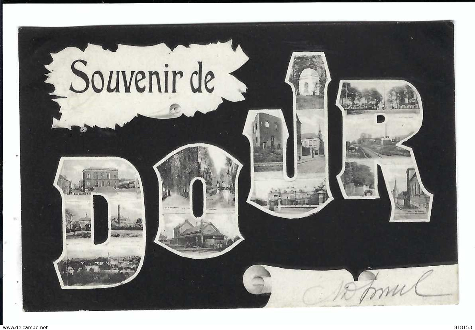 SOUVENIR DE DOUR   1905 - Dour