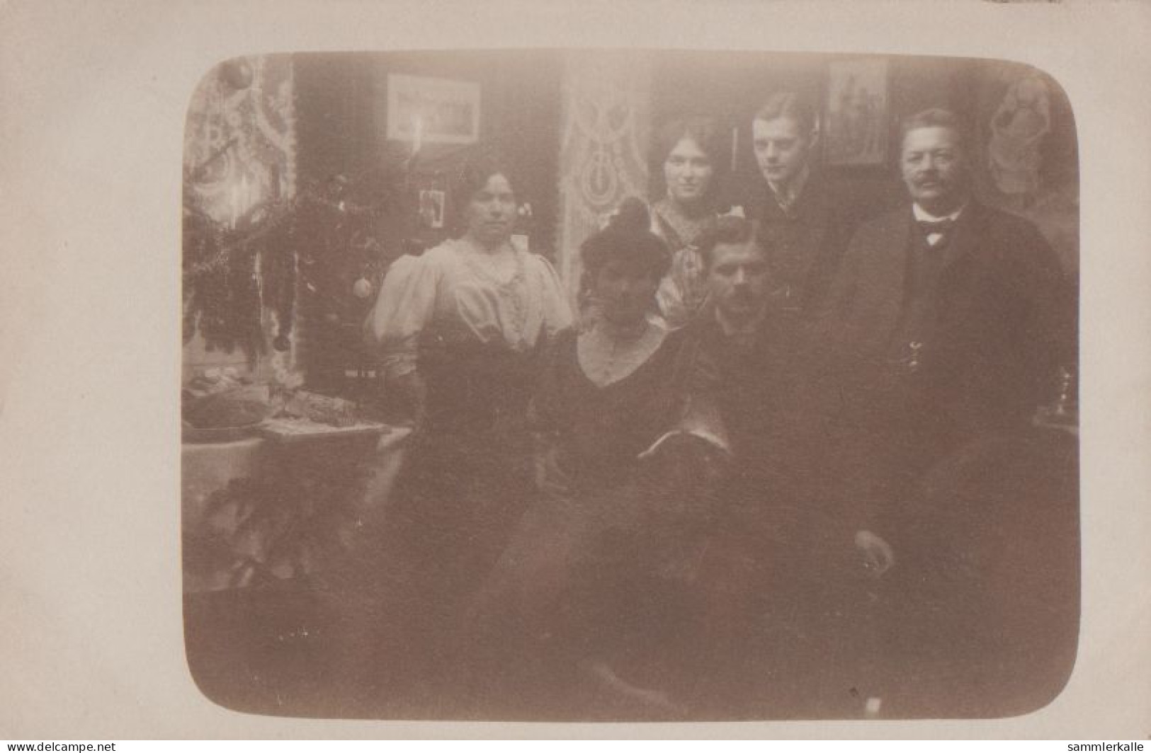 30411 - Weihnachtsfeier In Der Stube - Ca. 1925 - Couples
