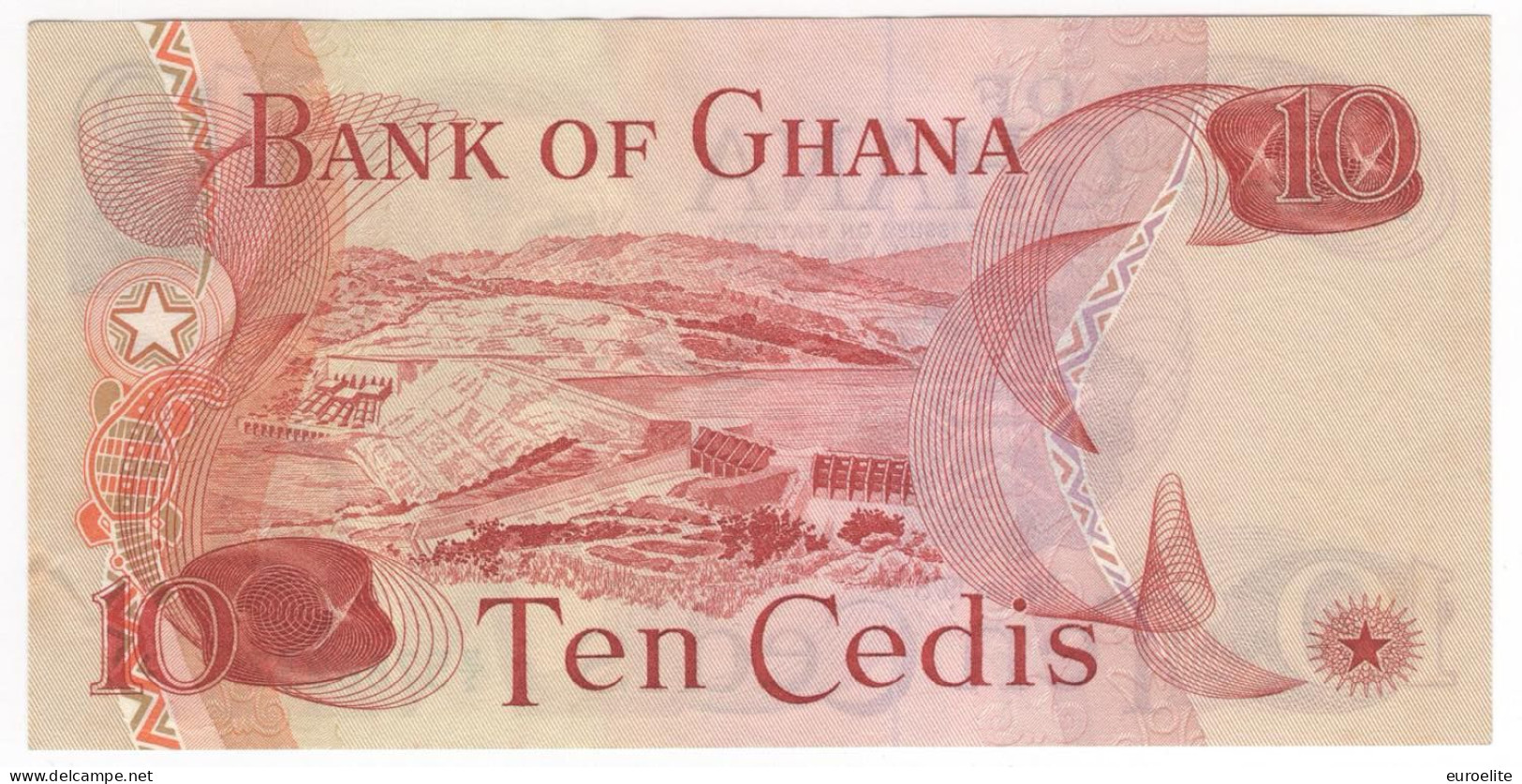 Banca Del Ghana - 10 Cedis 1978 - "Volta Lake" - Ghana