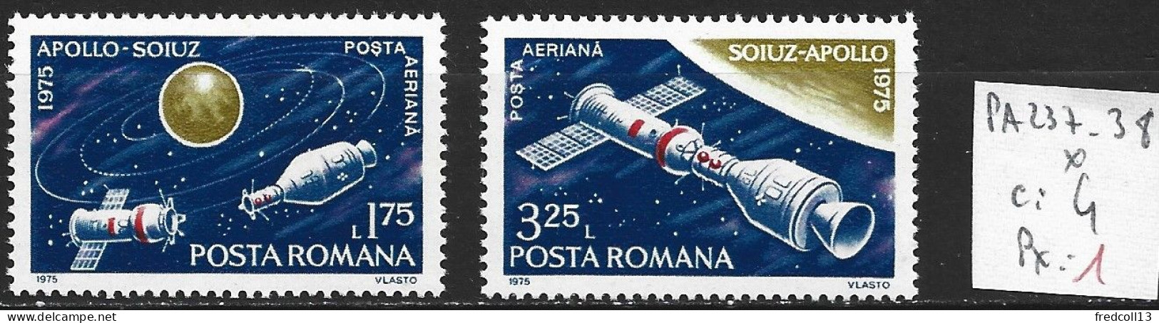 ROUMANIE PA 237-38 * Côte 4 € - Unused Stamps