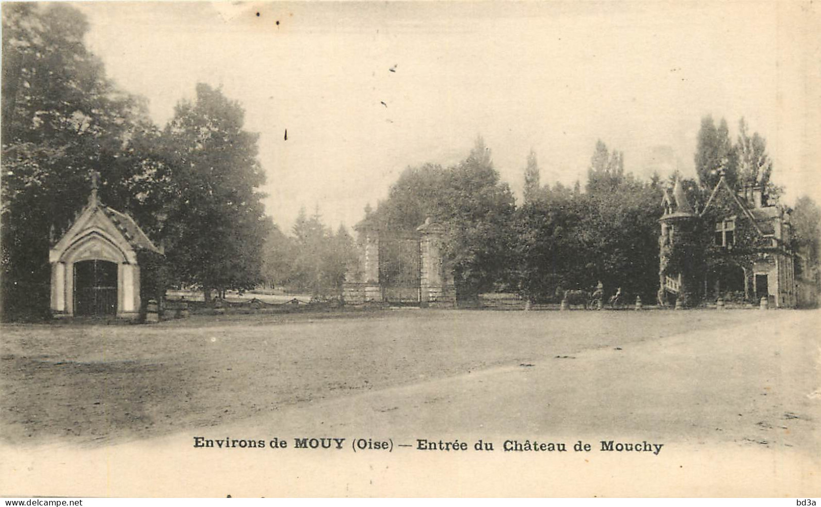 60 - MOUY - ENTREE DU CHÂTEAU DE MOUCHY - Mouy