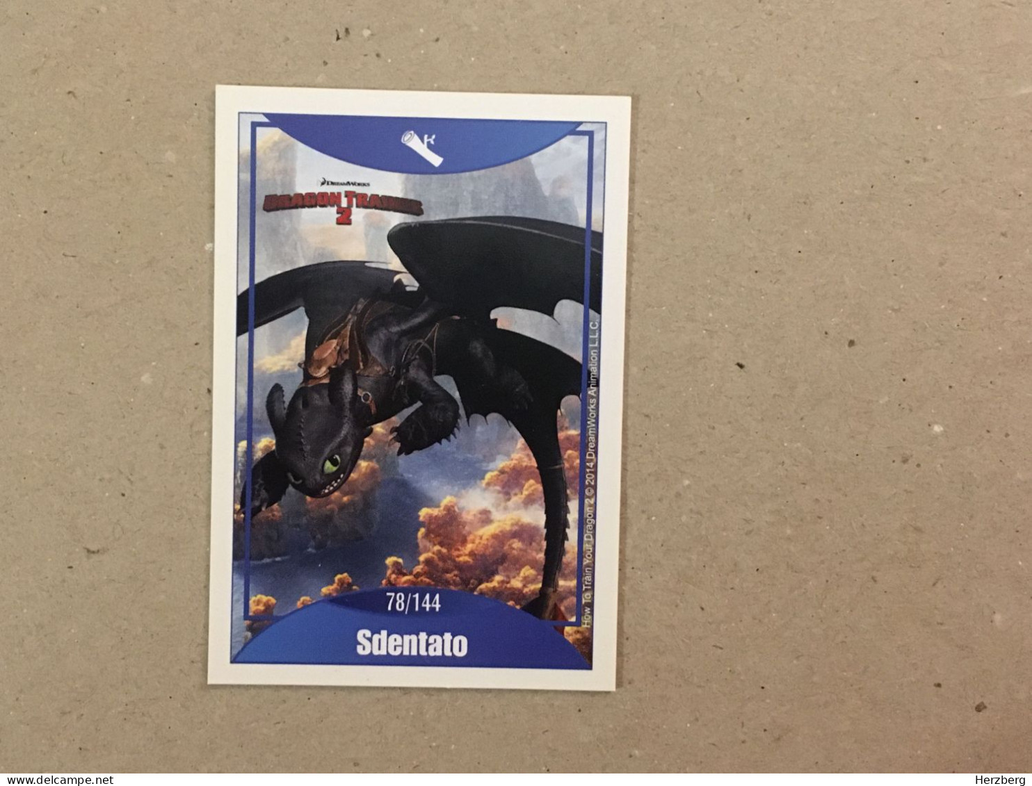 Italy Edition - How To Train Your Dragon 2 - Le Grandi Avventure - Dreamworks Pictures 2014 - Collection Trading Card - Other & Unclassified