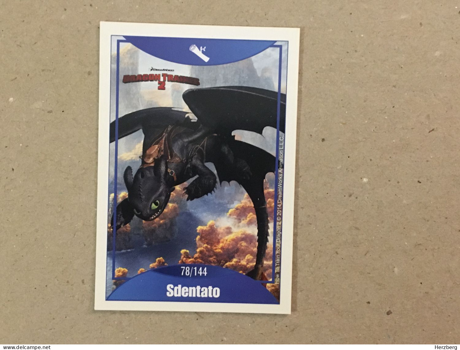 Italy Edition - How To Train Your Dragon 2 - Le Grandi Avventure - Dreamworks Pictures 2014 - Collection Trading Card - Other & Unclassified