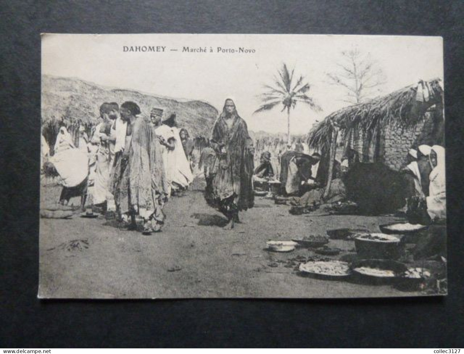 F33 - Dahomey - Marché à Porto-Novo - Petite Delamination Coté Droit Verso - Dahome