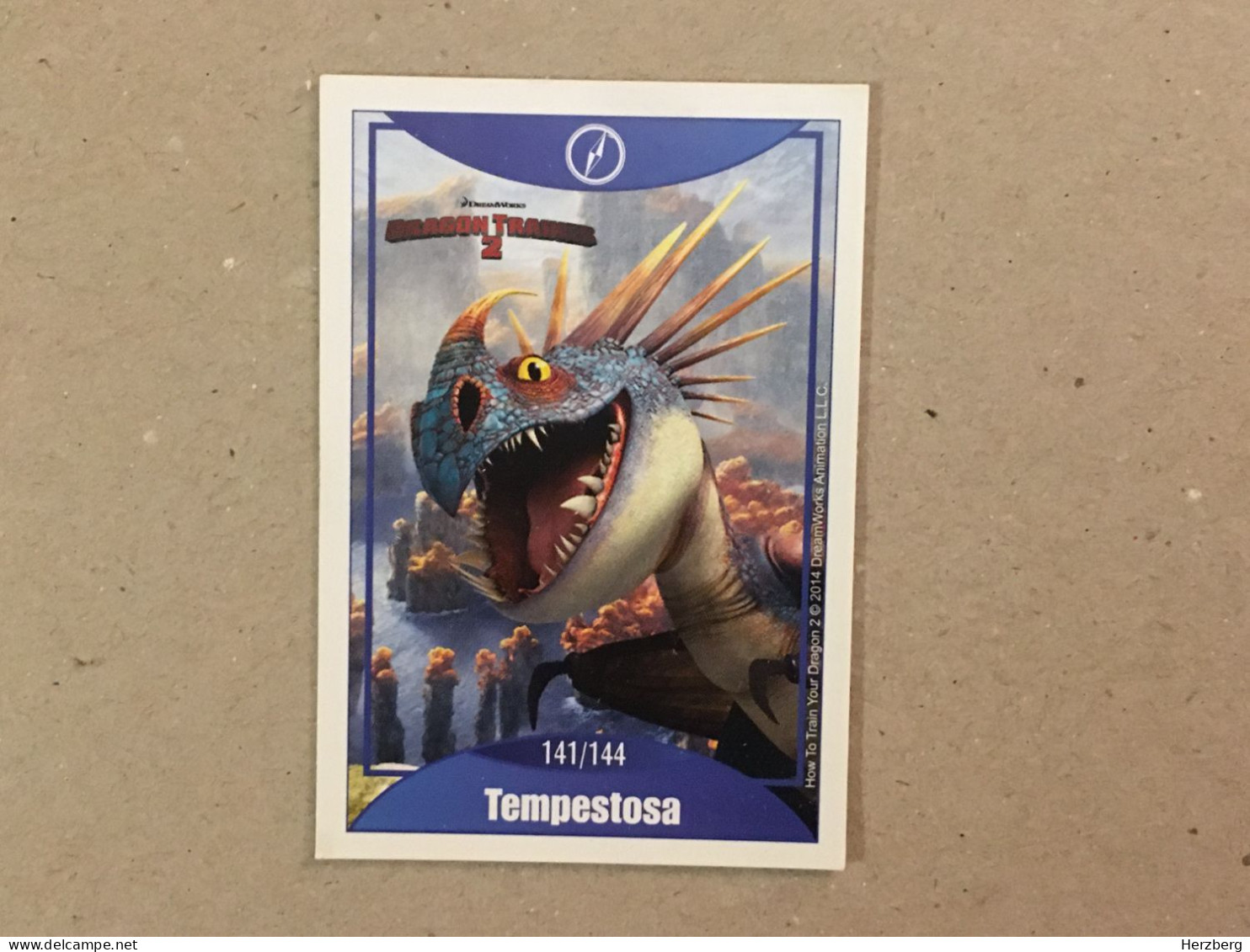 Italy Edition - How To Train Your Dragon 2 - Le Grandi Avventure - Dreamworks Pictures 2014 - Collection Trading Card - Other & Unclassified