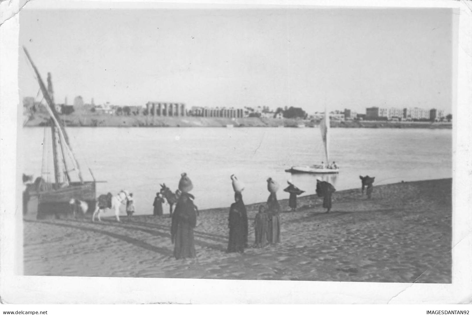 EGYPTE EGYPT #32507 LE CAIRE BORDS DU NIL CARTE PHOTO - Kairo