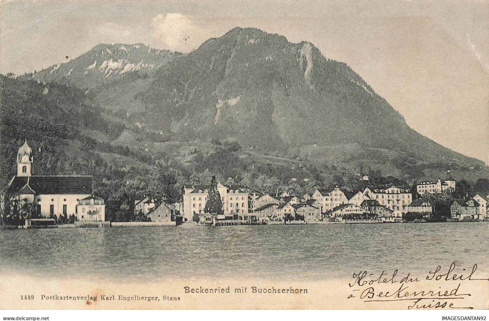 SUISSE NIDWALD #28908 BECKENRIED MIT BUOCHSERHORN - Beckenried