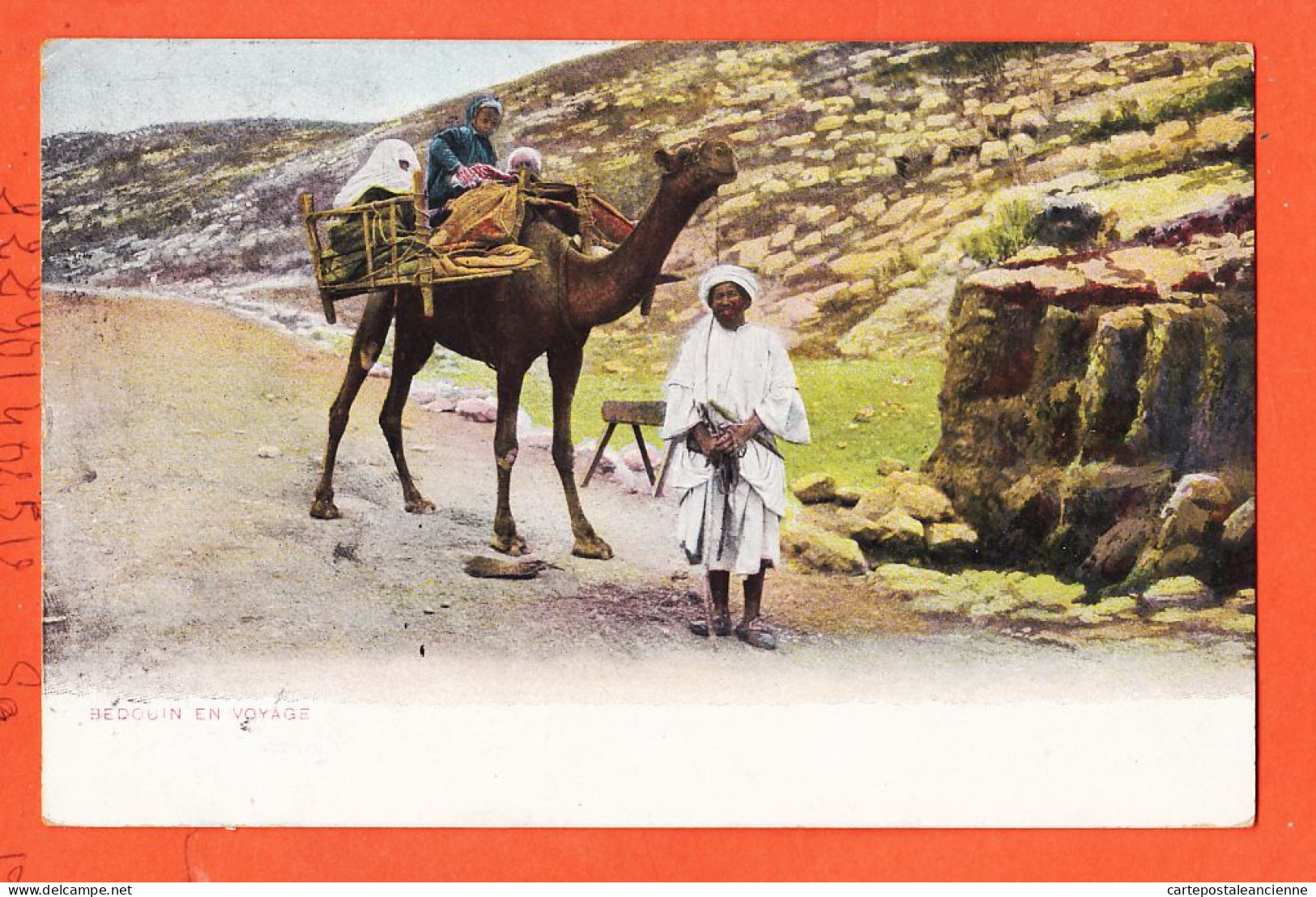 25990 / ⭐ ◉  Ethnic Egypt ◉ BEDOUIN En Voyage 1907 à Louis HERLIN Lilles ◉ LICHTENSTERN-HARARI Nr 65 CAIRO - Personnes