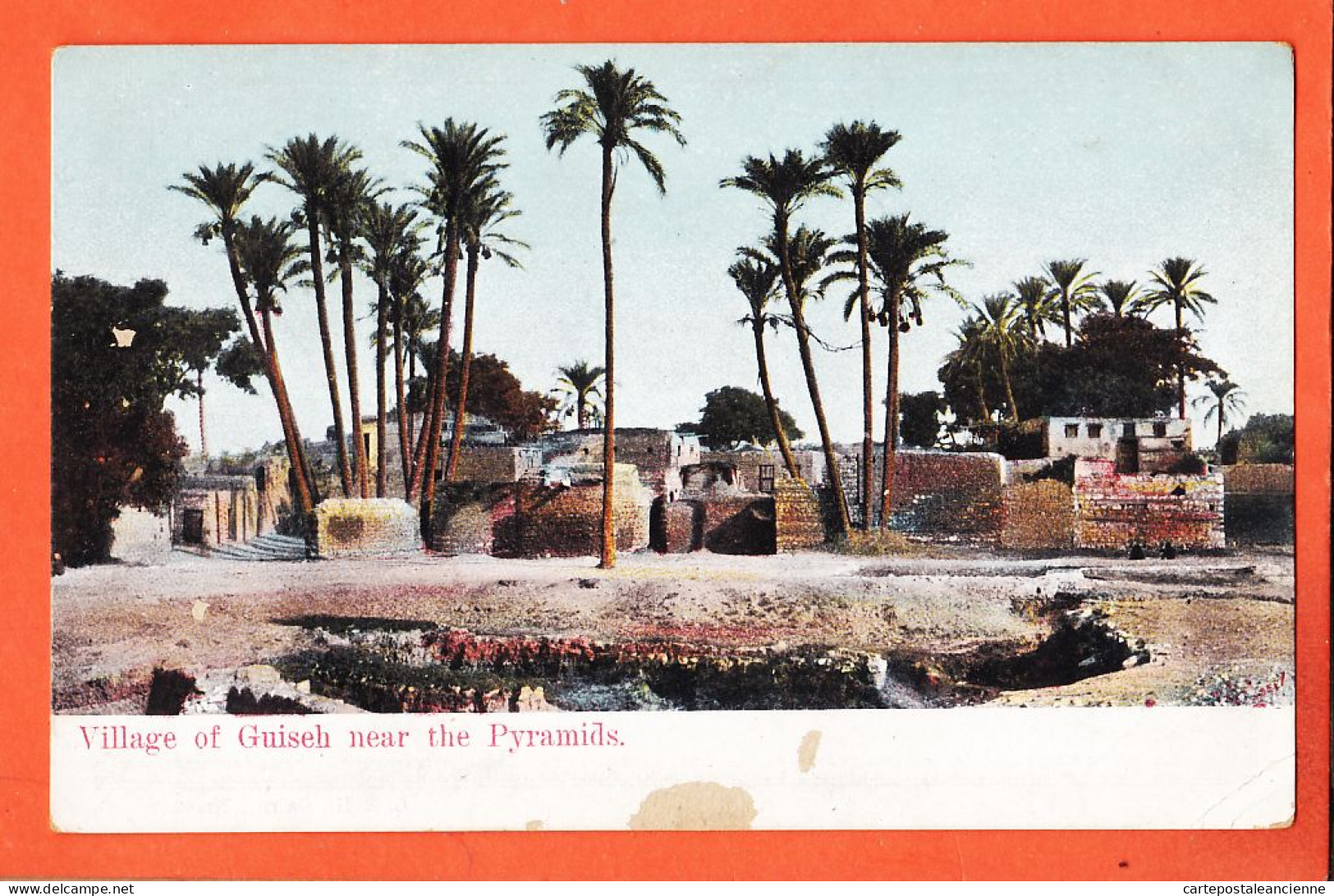 25752 / ⭐ ◉  GIZEH Egypt ◉ Village Og GUISEH Near The Pyramids 1905s ◉ LICHTENSTERN & HARARI Nr 42 CAIRO - Gizeh