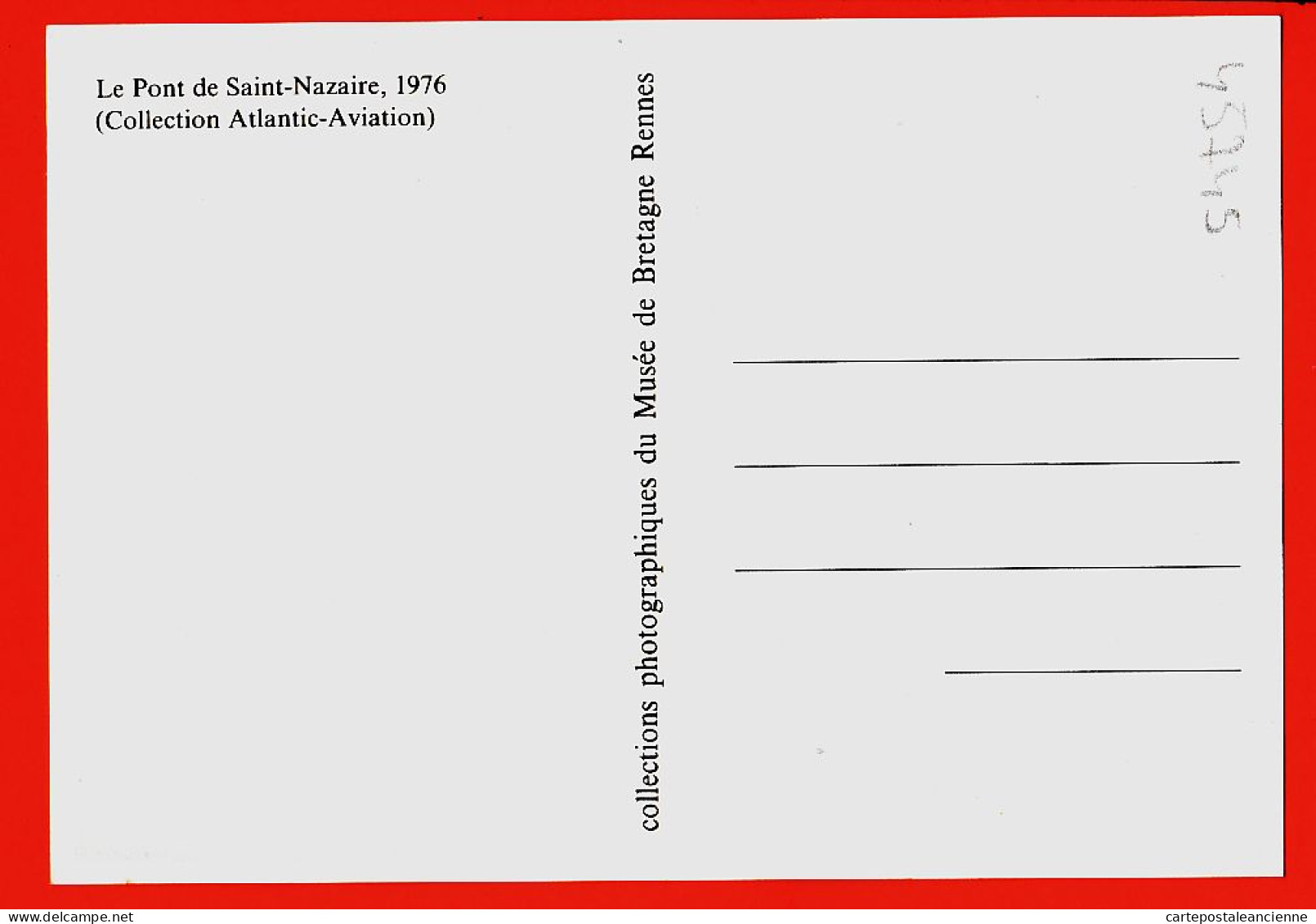 25581 / SAINT-NAZAIRE Loire-Inférieure PONT 1976 Vue Aérienne Collection ATLANTIC-AVIATION Musée Bretagne Rennes - Saint Nazaire