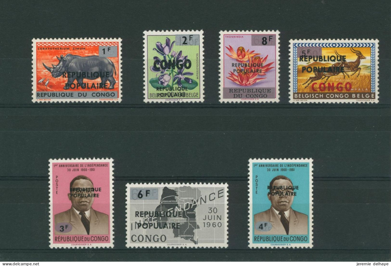 République Du Congo (émission Locale) - Stanleyville : Récupération N°23/29** Neuf Sans Charnières (MNH), Complet - Unused Stamps