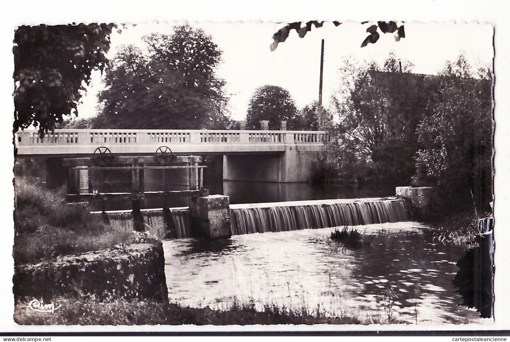 25940 / ⭐ COURVILLE Sur EURE Et Loir Chaussee Pont Bords CPSM 25.07.1958 - CIM COMBIER 1 - Courville