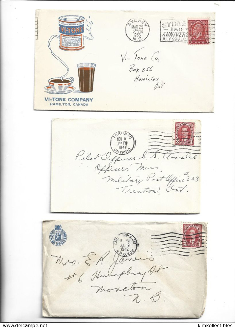 CANADA - POSTAL HISTORY LOT - COMMERCIAL ADVERTISE COVER - Otros & Sin Clasificación