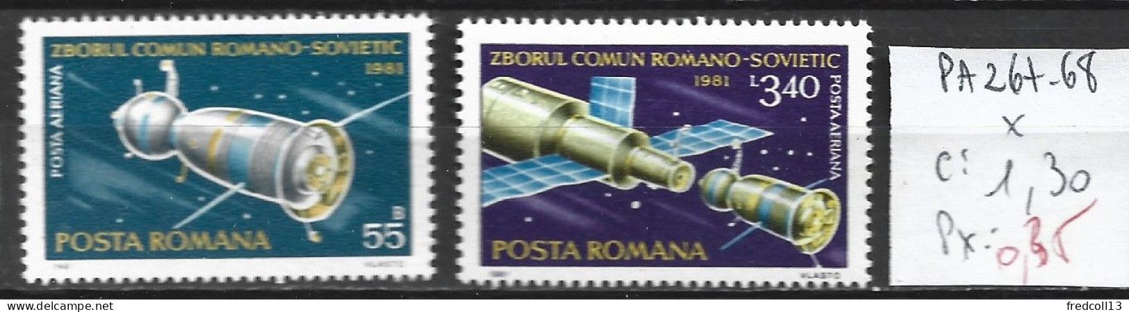 ROUMANIE PA 267-68 * Côte 1.30 € - Nuovi