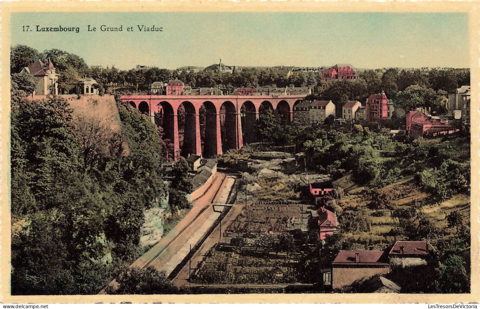 BELGIQUE - Luxembourg - Le Grund Et Viaduc - Vue Sur Un Pont - Vue Générale - Carte Postale Ancienne - Andere & Zonder Classificatie