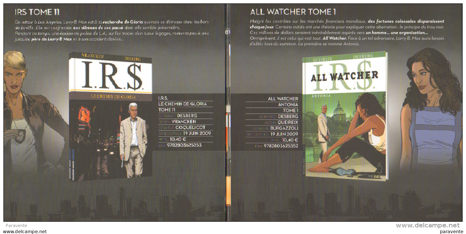 Dossier Promotionnel IRS - ALL WARCHER , Vrancken Queireix - Press Books