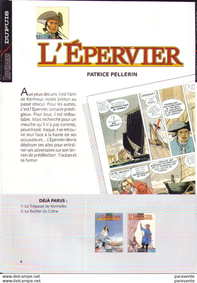 Dossier Présentation DUPUIS REPERAGES Avec Blueberry Frank Pellerin Hermann Francq - Advertentie